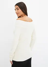 Pull encolure Bardot, bonprix