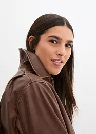Veste enduite à col, bonprix