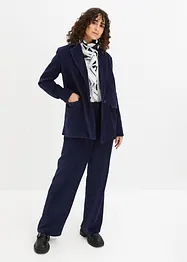 Blazer long en velours côtelé, bonprix