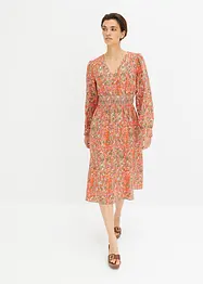 Robe tissée imprimée, bonprix