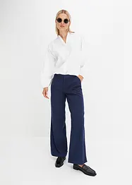 Pantalon large à fines rayures, bonprix