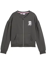 Sweat zippé fille, bonprix