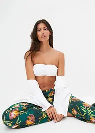 Pantalon de pyjama large en viscose mélangée, bonprix