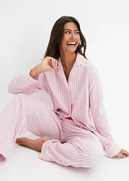 Pyjama en flanelle avec pochette cadeau, bonprix