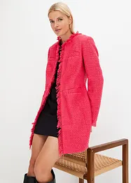 Blazer long en maille bouclée, bonprix