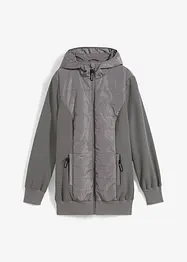 Veste matelassée hybride en mix de matière,  déperlante, bonprix