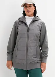 Veste matelassée hybride en mix de matière,  déperlante, bonprix