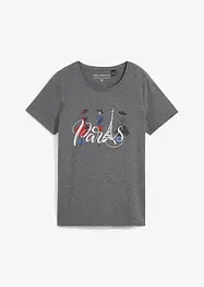 T-shirt avec imprimé devant, bonprix