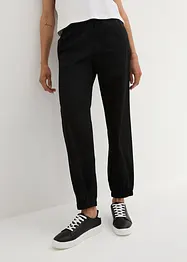 Pantalon jogging à taille élastiquée, effet paper touch, bonprix