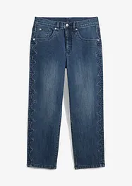 Jean cropped avec surpiqûre décorative, bonprix