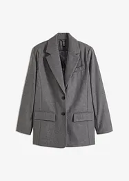 Blazer à épaules rembourrées, aspect laine, bonprix