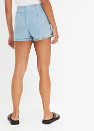 Jupe-short en jean style portefeuille, bonprix