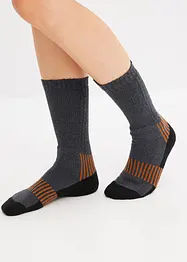 Lot de 5 paires de chaussettes de sport chaudes avec intérieur éponge, bonprix