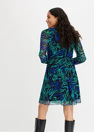 Robe en mesh imprimée, bonprix