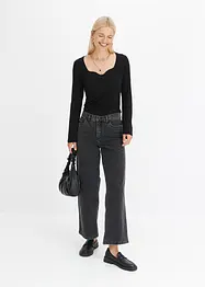 Jean Wide Leg taille mi-haute, bonprix