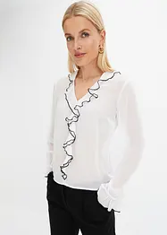 Blouse à volants, bonprix