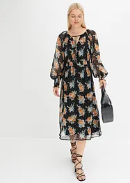 Robe midi imprimée, bonprix