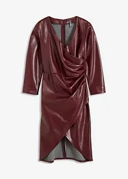 Robe synthétique imitation cuir, bonprix