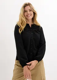 Blouse longue et ample à manches longues, bonprix
