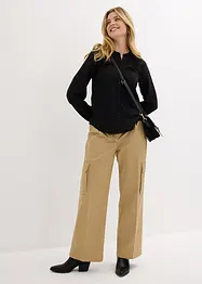 Blouse longue et ample à manches longues, bonprix