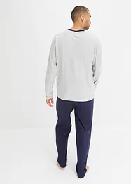 Pyjama simple avec col en V, bonprix