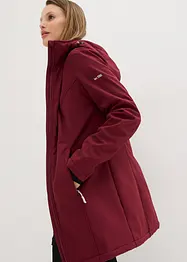 Veste longue softshell fonctionnelle avec polaire peluche, bonprix