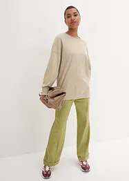 T-shirt oversize à manches longues ballon, bonprix