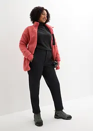 Pantalon technique en softshell stretch avec taille élastiquée dos, déperlant, bonprix