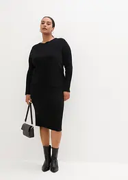 Robe en maille et pull sans manches (ens. 2 pces), bonprix