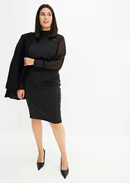 Robe midi à découpes, bonprix