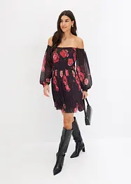 Robe à col Carmen, bonprix