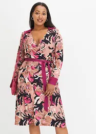 Robe midi avec lien à nouer, bonprix