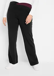 Lot de 2 pantalons de sport en coton, bootcut, bonprix