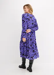 Robe midi à imprimé floral, bonprix