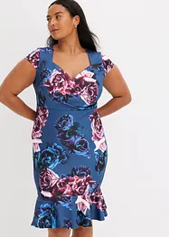 Robe midi à volant, bonprix