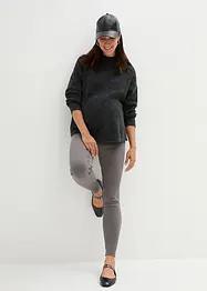 Pull de grossesse ultra doux avec une longue fente sur le côté, bonprix