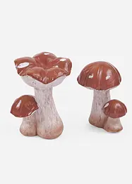 Objet déco champignons (lot de 2), bonprix