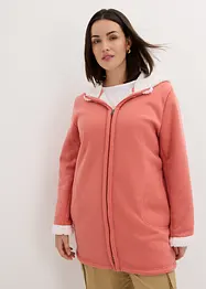 Veste molletonnée avec finitions en polaire Teddy, bonprix