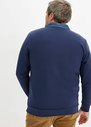 Sweat à col polo, bonprix