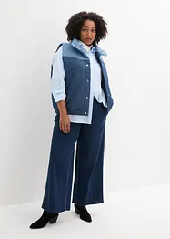 Gilet sans manches matelassé en jean, bonprix