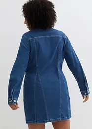 Robe en jean boutonnée, bonprix