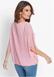 Tunique en crêpe avec doublure top, bonprix
