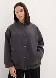 Veste bombers oversize aspect laine, bonprix