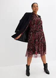 Robe midi en mesh, bonprix