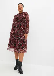 Robe midi en mesh, bonprix