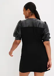 Robe à empiècement enduit, bonprix