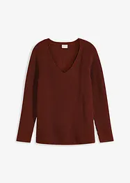 Pull côtelé en coton, bonprix