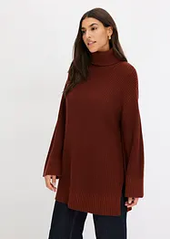 Pull col roulé oversize, bonprix