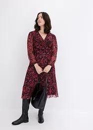 Robe en jersey et mesh, bonprix