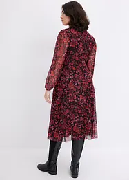 Robe en jersey et mesh, bonprix